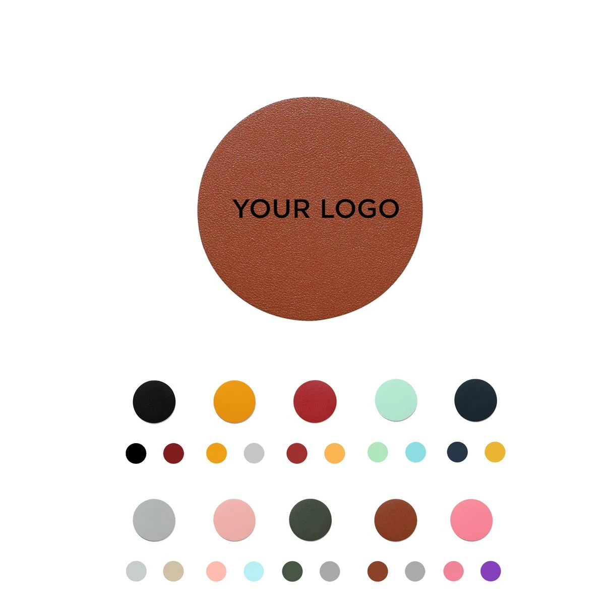 PVC Non Slip Round Coaster 1