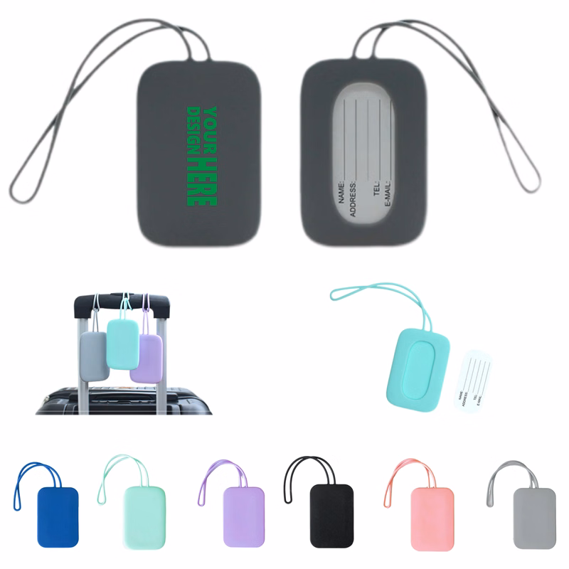 Flexible Silicone Baggage Tag