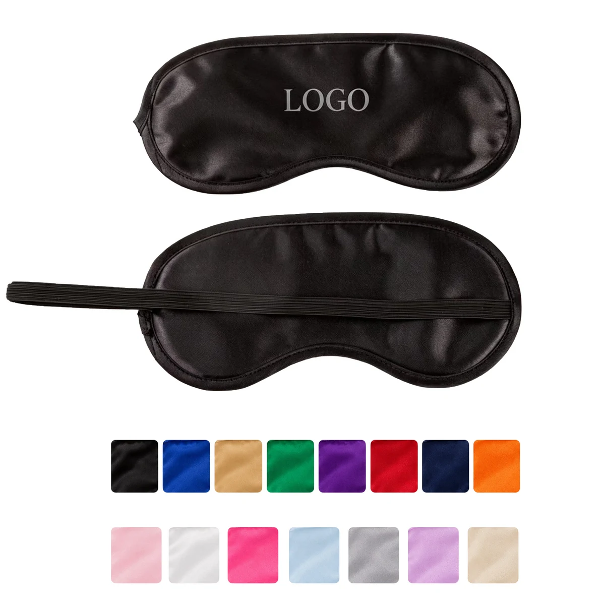 Colorful Satin Travel Sleep Eye Mask 1