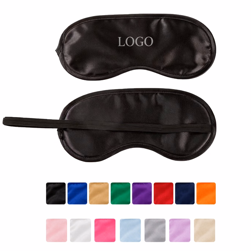 Colorful Satin Travel Sleep Eye Mask
