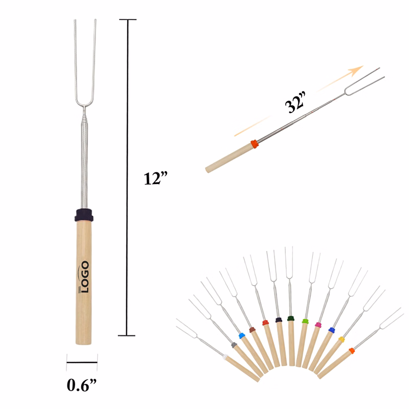 Telescopic Stainless BBQ Fork