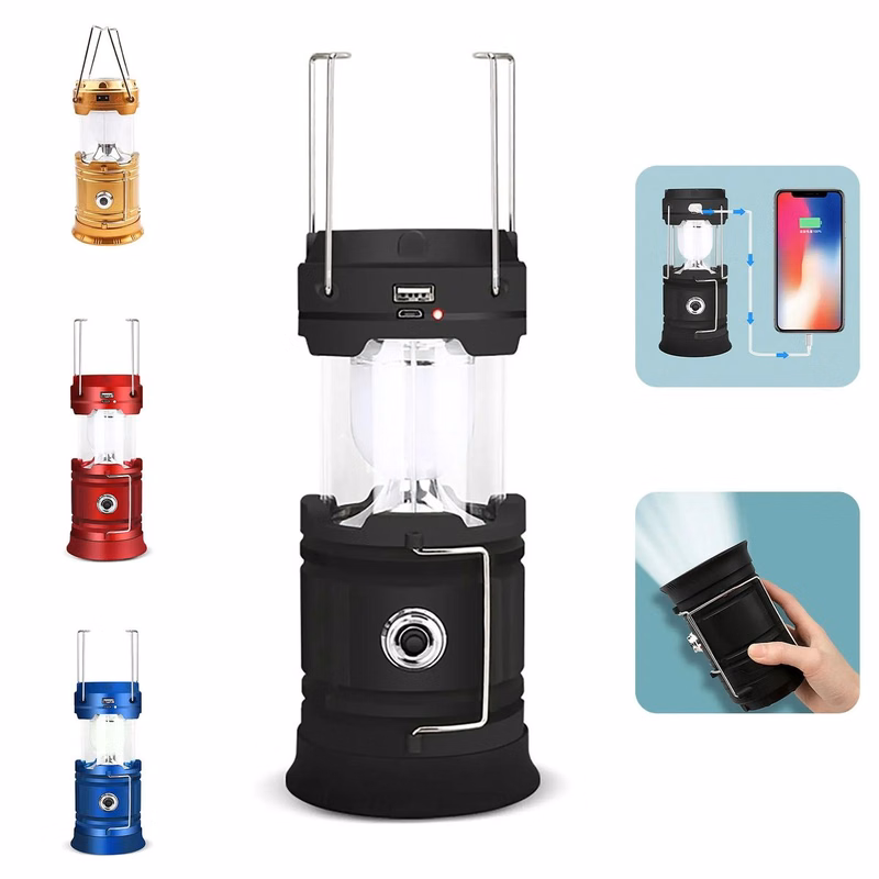 Solar Rechargeable Tent Led Lights