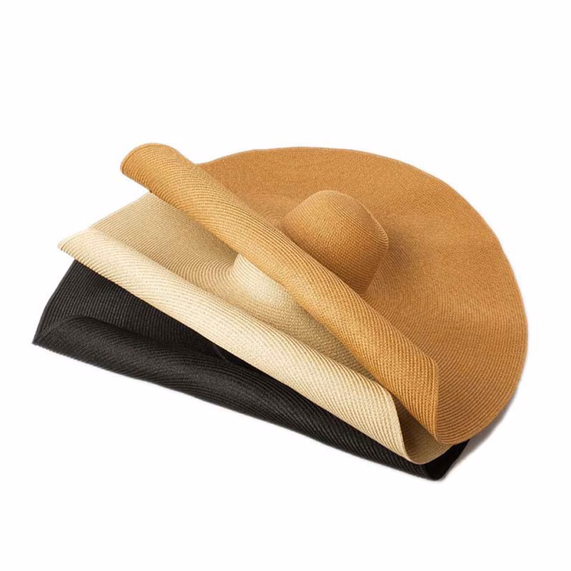 Giant Straw Cowboy Beach Hats