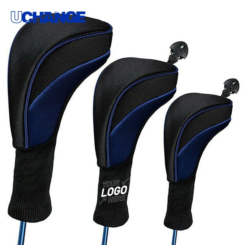Leather Golf Iron Head Cover Set 1