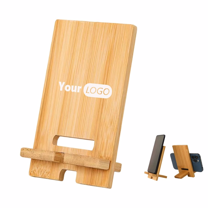 Bamboo Desktop Phone Stand