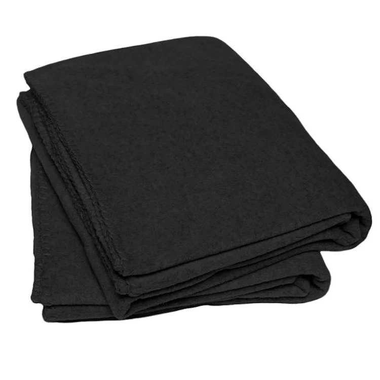 "50x60" Fleece Blanket - Black 1