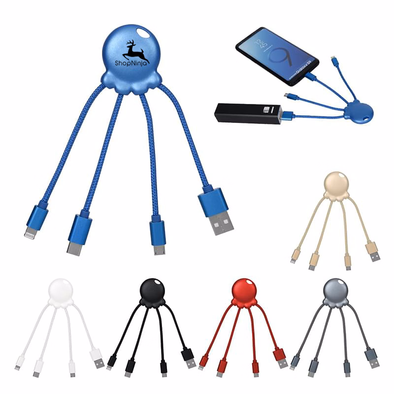 3-In-1 Xoopar Octo-Charge Cables