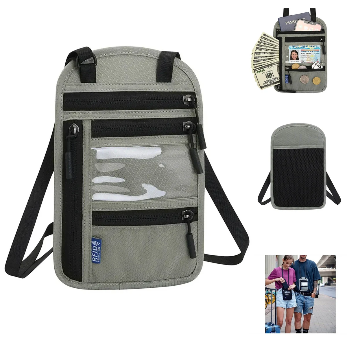 Lightweight Passport Bag 1
