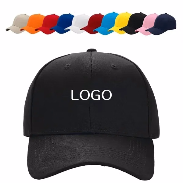 Adjustable Unisex Baseball Cap with 100% Cotton Fabric