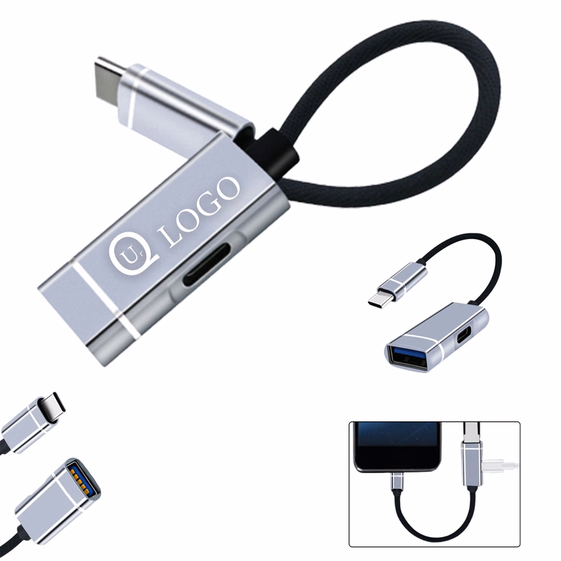 Type C Otg To Usb Adapter Charging Cable