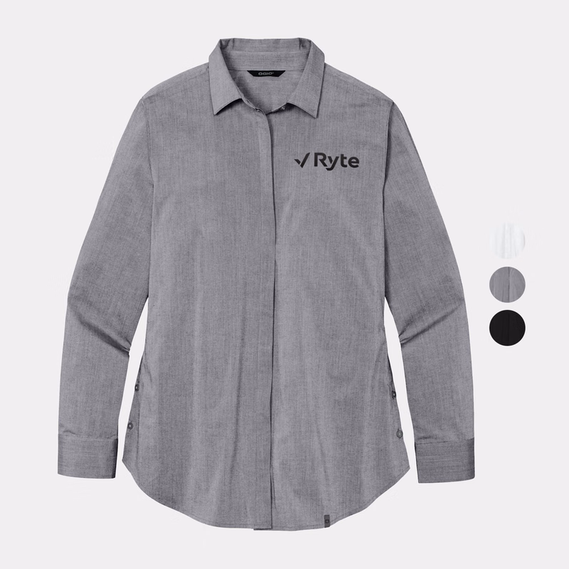 OGIO® Ladies Long Sleeve Buttoned-Up Shirt