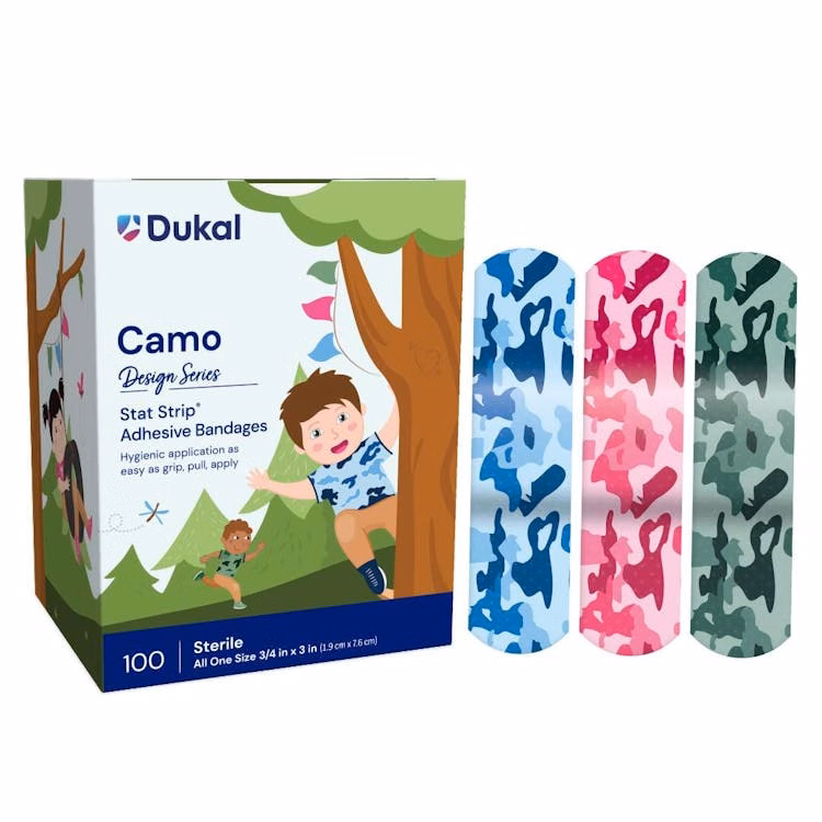 Camo Adhesive Bandages 3/4" x 3"