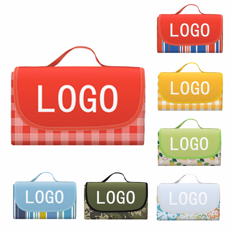 MOQ50 Full Color Waterproof Picnic Blanket