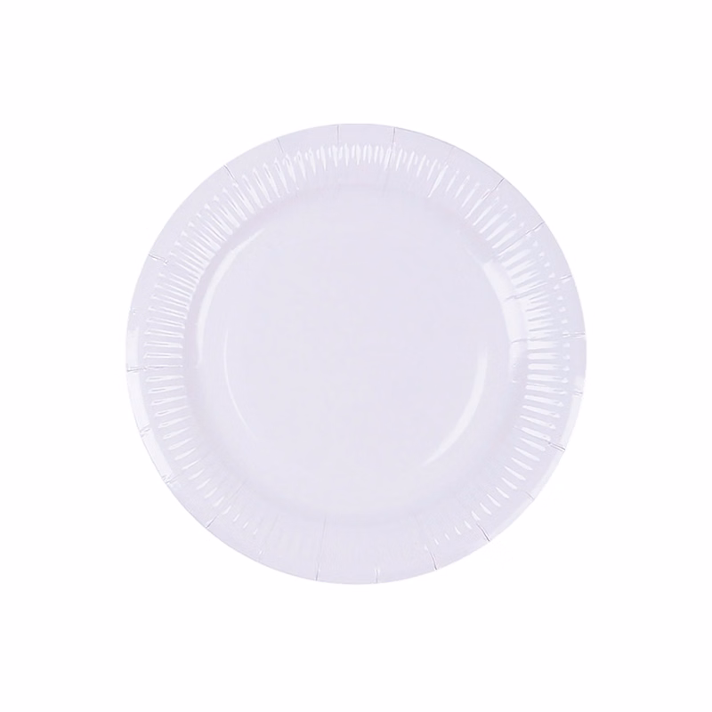 Paper Plate Disposable Round Design Colorful Pattern 7" Diameter