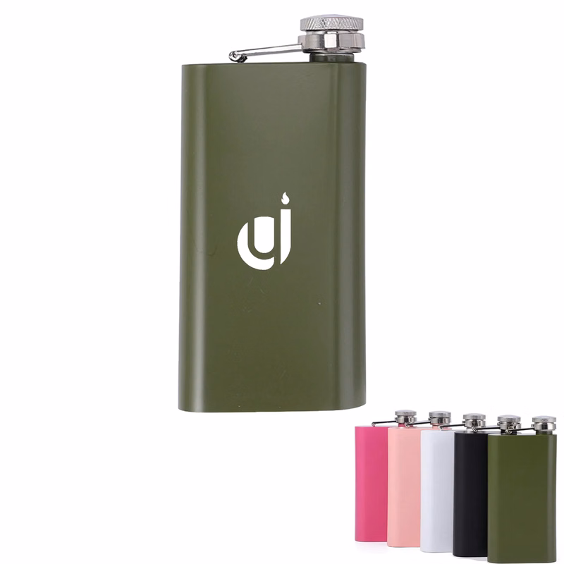 Stainless Steel Slim 6 Oz Hip Flask