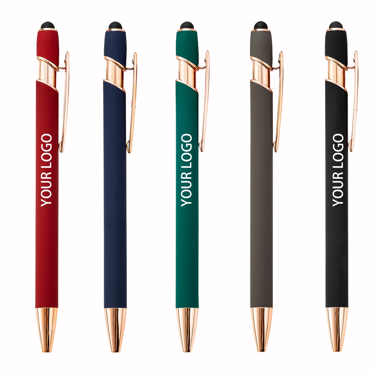 Soft-Touch StylusMetal Pens (Rose Gold) 1