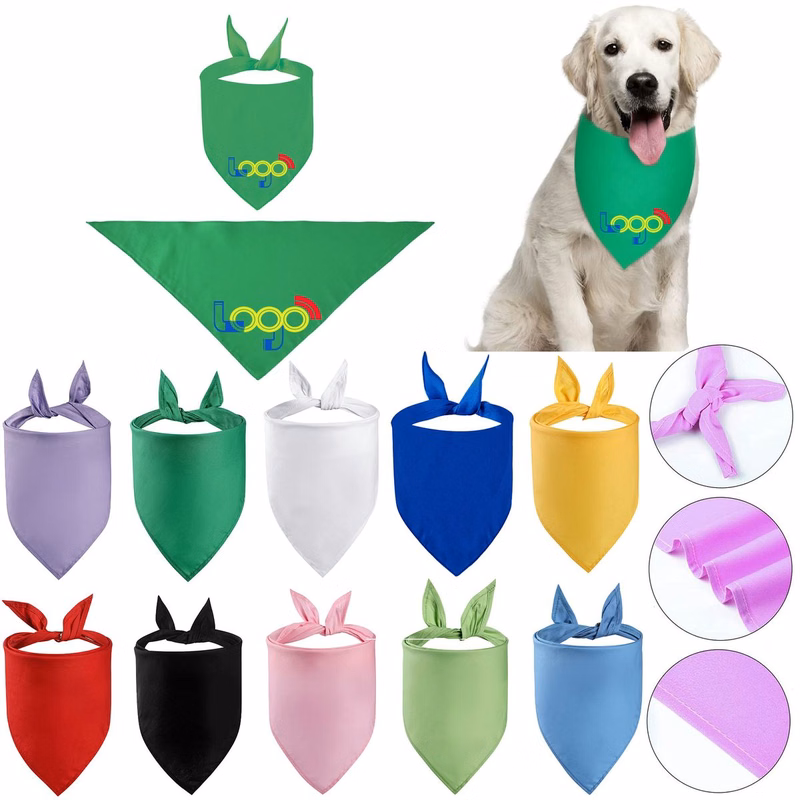 MOQ50 Custom Triangle Dog Bandanas