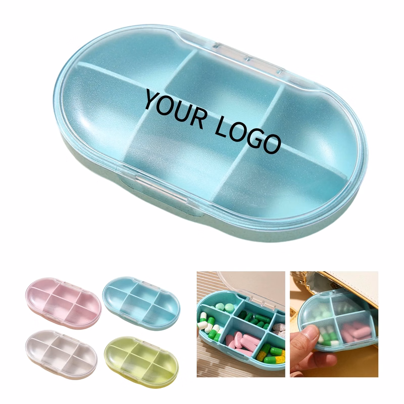Travel Pill Storage with Multiple Sections Durable
