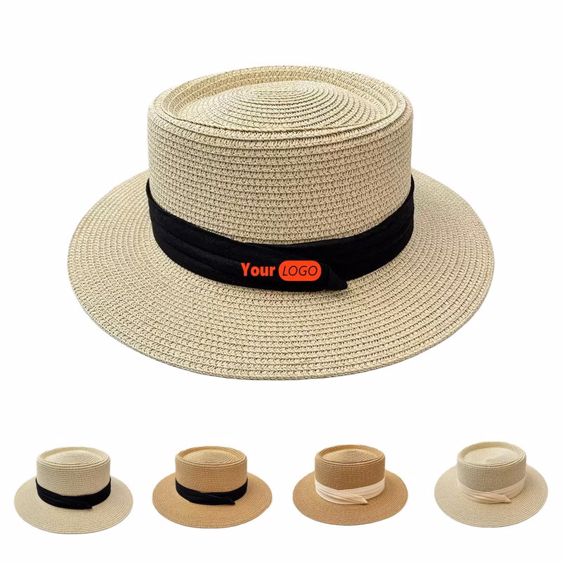 French Flat Top Sun Hat