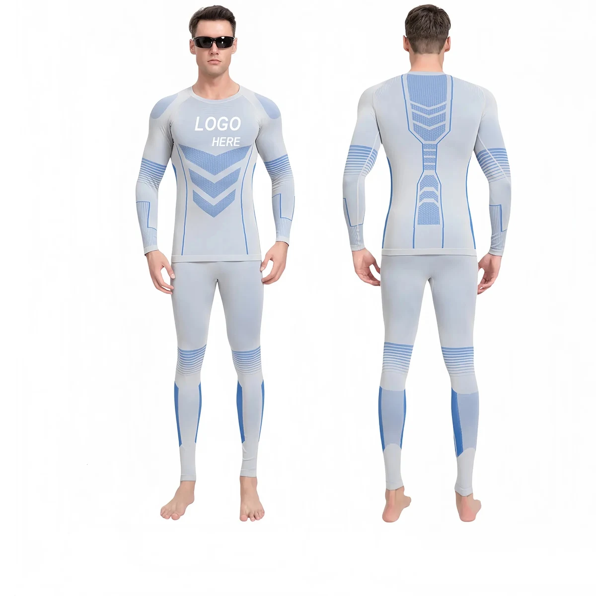 Ski Sports Set Seamless Thermal Underwear 1