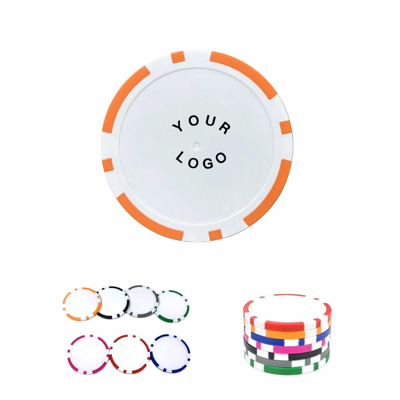 Casino Style Striped Dice Chips for Games