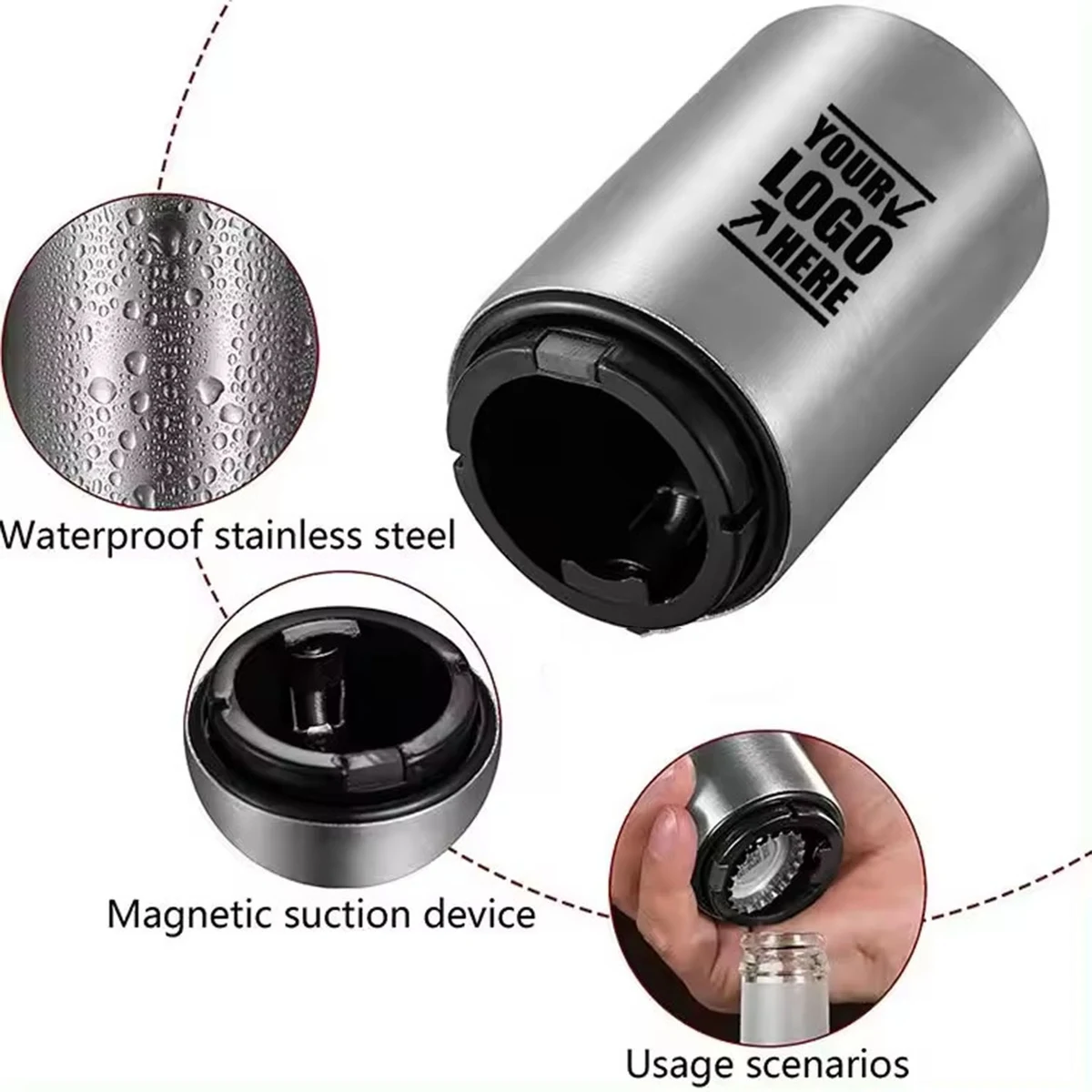 Stainless Steel Automatic Bottle Openers 1