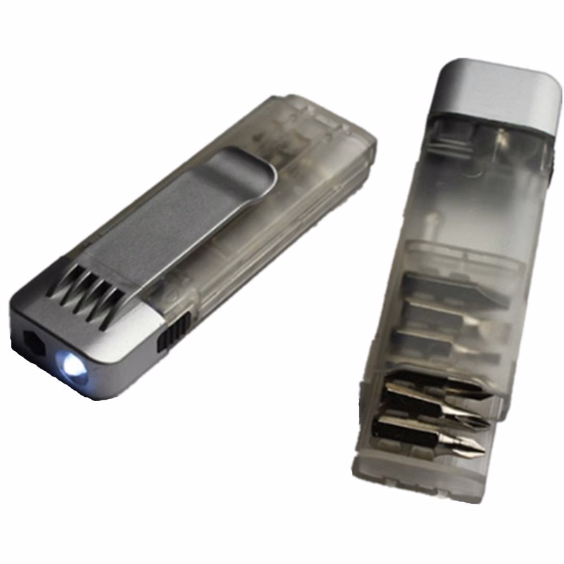 Mini Compact Tool Kit w/Flashlight