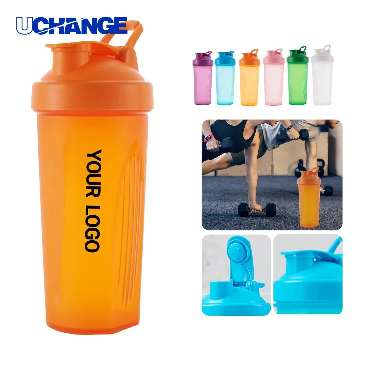 Plastic Shaker Cup Drinkware 20 oz Glossy Finish Design 1