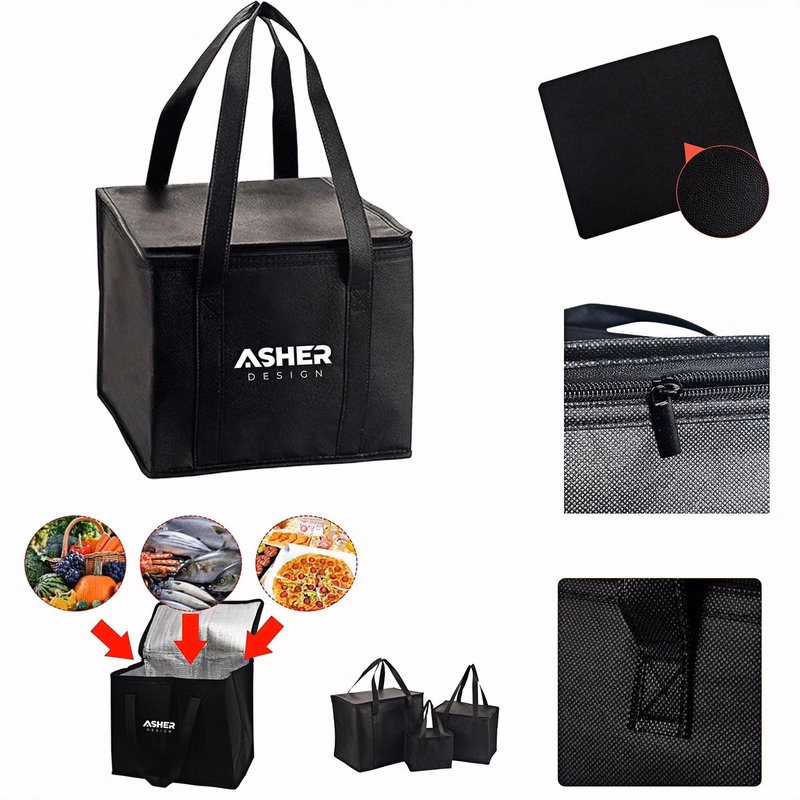 Custom Aluminum Foil Lining Grocery Picnic Bag