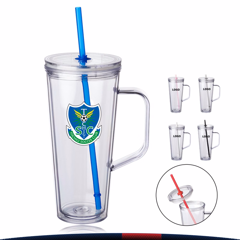 24 oz. Moriel Plastic Tumbler with Handle