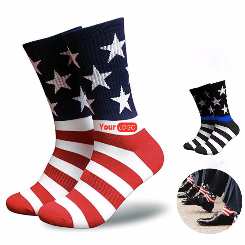 Stars and Stripes Patriotic Socks