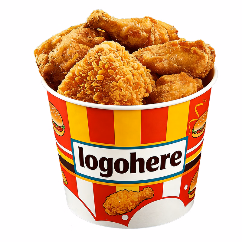 Greaseproof Fried Chicken Packaging Pails