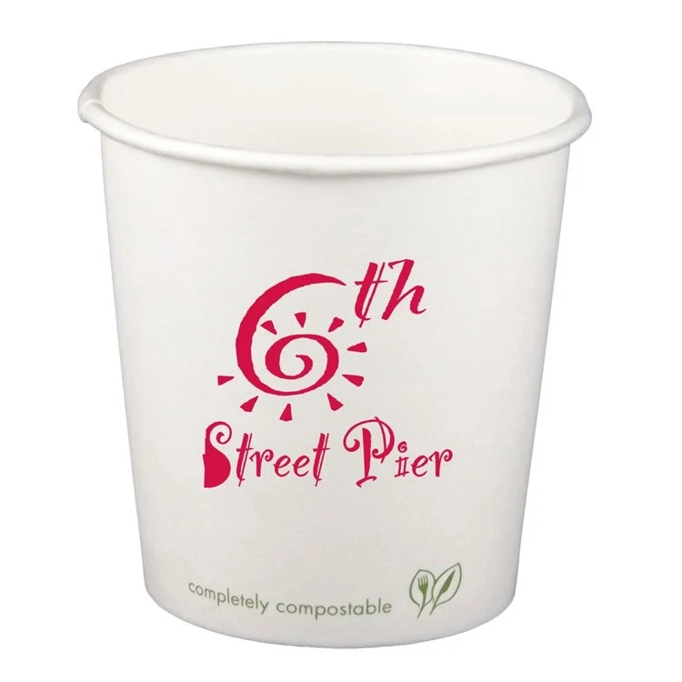 4 oz. Eco-Friendly Compostable Paper Hot Cup 1