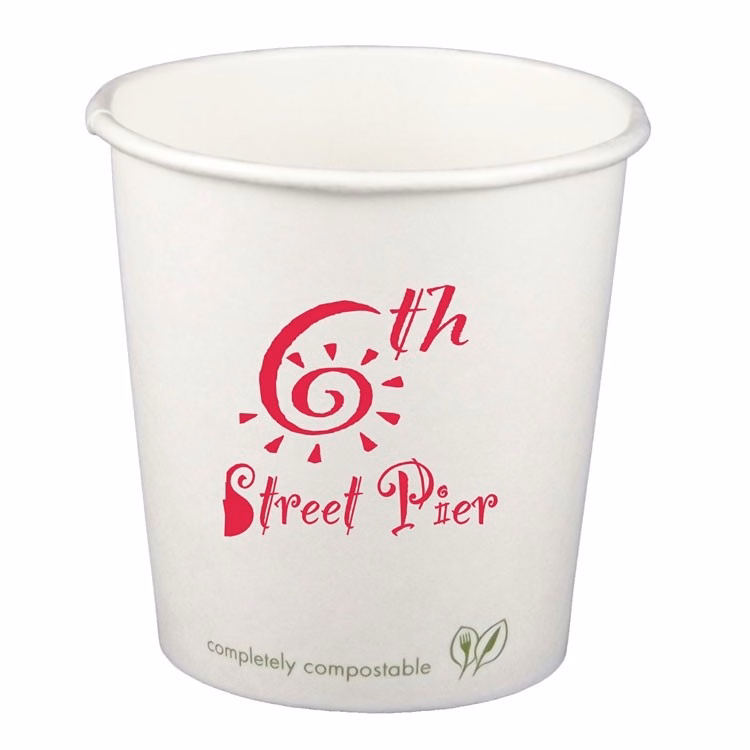 4 oz. Eco-Friendly Compostable Paper Hot Cup