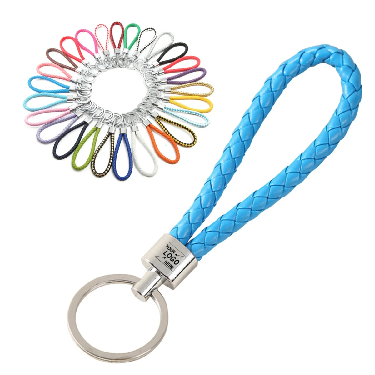 Handmade Leather Keychain for Men and Women 1