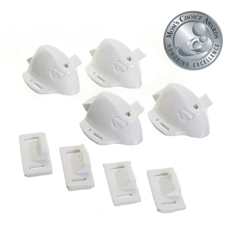 Adhesive Mag Locks - 4 Locks 0 Key 1