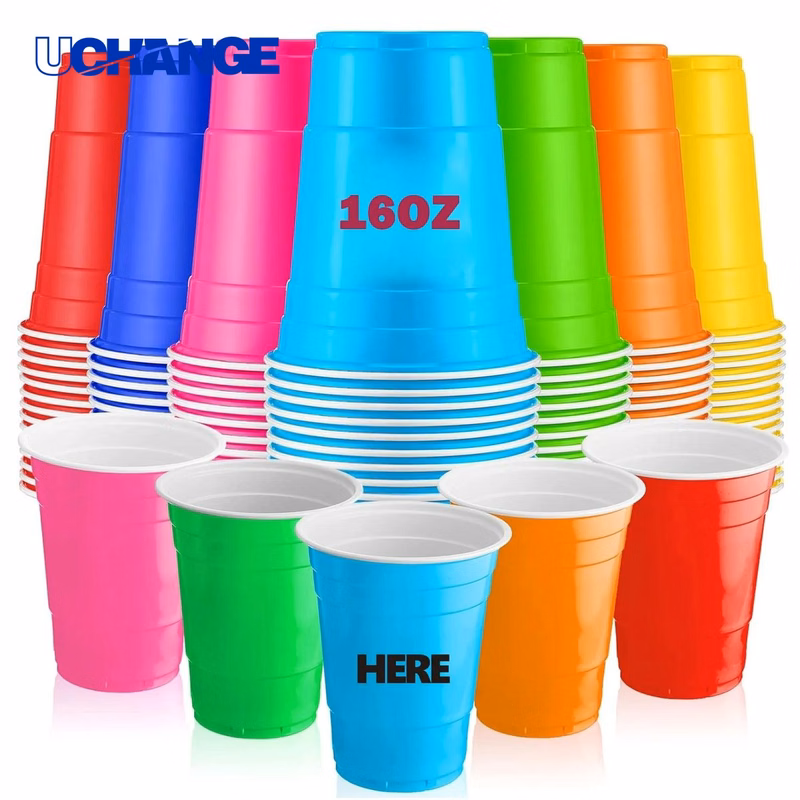 16 oz Plastic Stadium Cup Tumbler