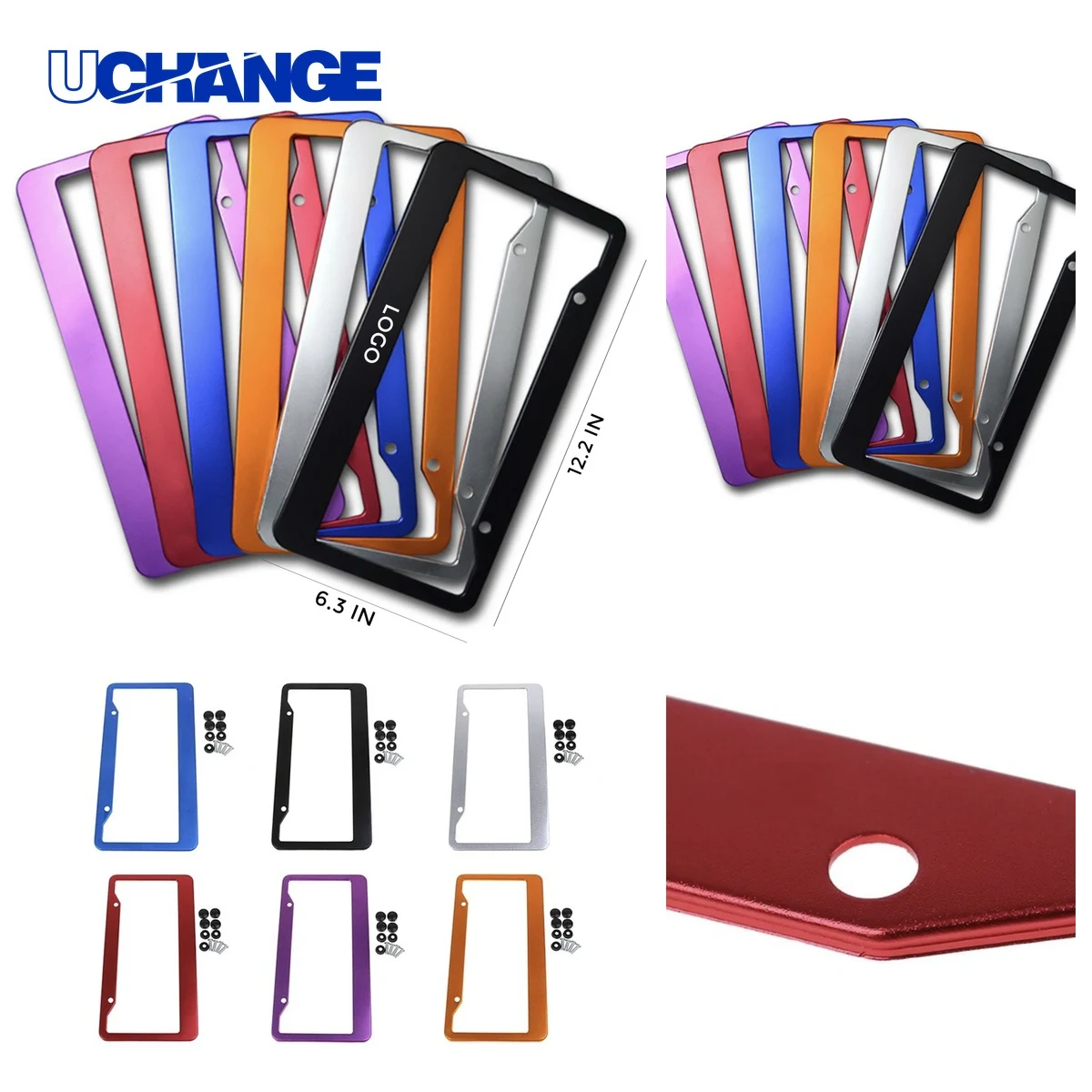 Versatile Metal License Plate Frame 1