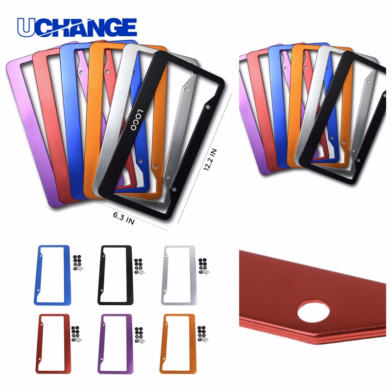Versatile Metal License Plate Frame