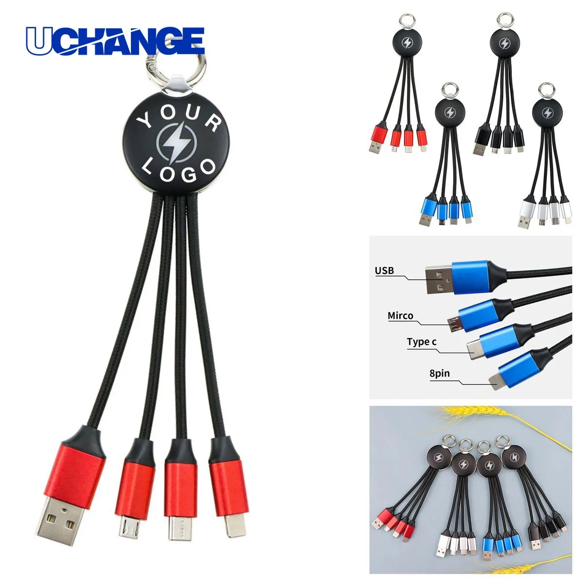 Compact Plastic Travel Charging Cable 1