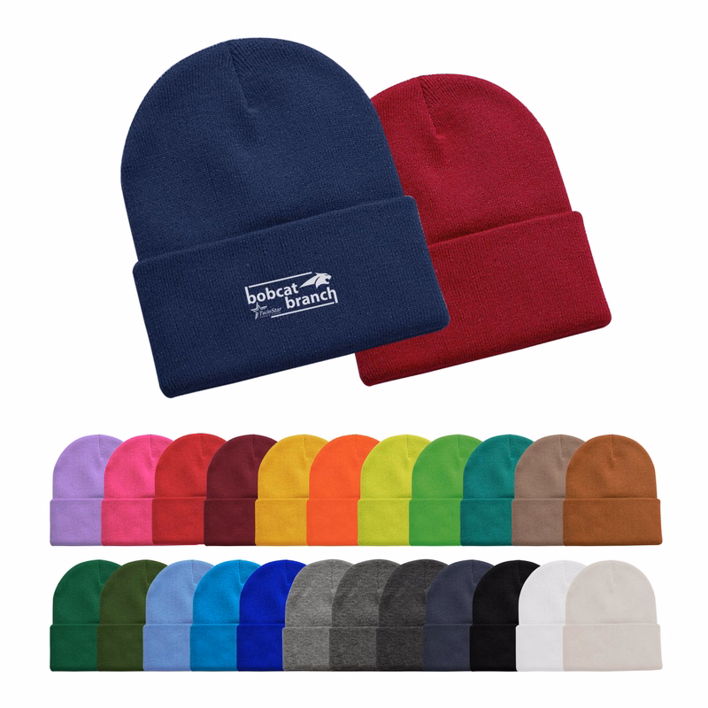 Free Shipping 12" Acrylic Knit Beanie