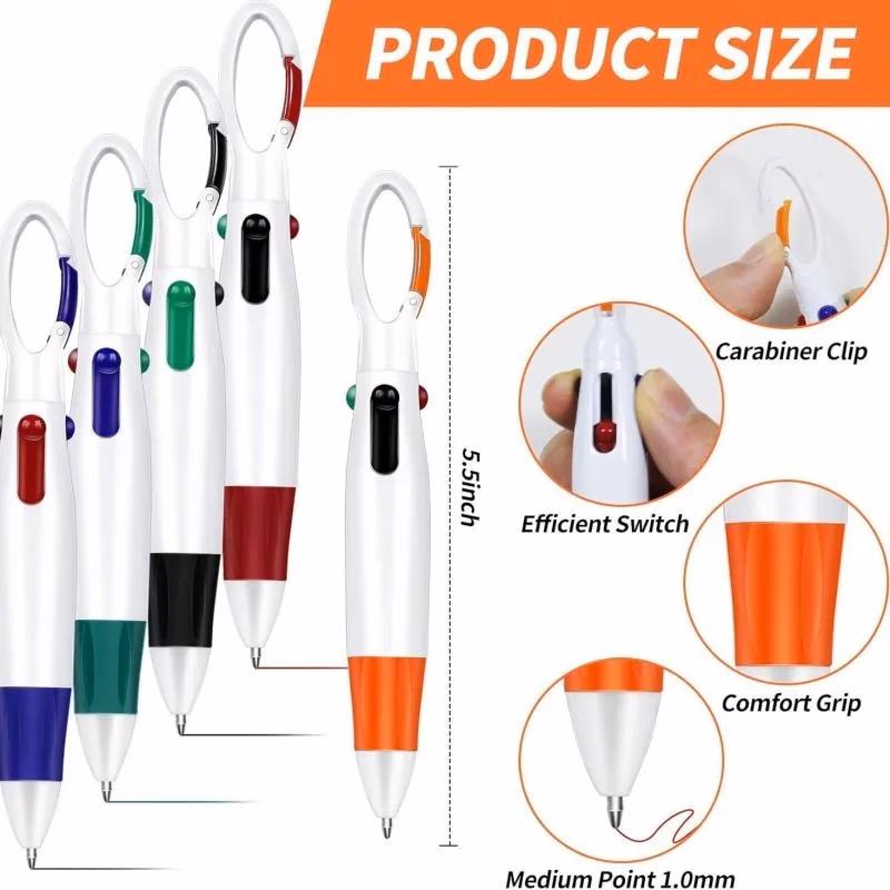 Mountaineering Buckle 4-color Ballpoint Pen