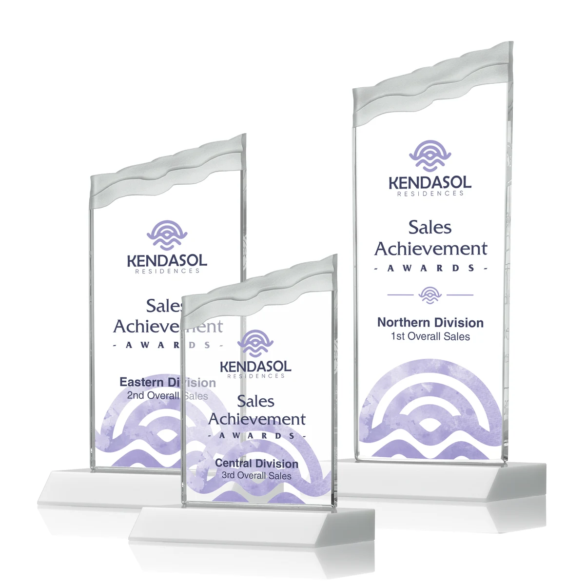 Oakwood VividPrint™ Award - White 1