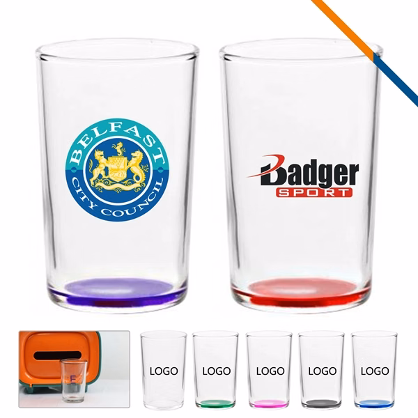 Custom 5 oz Crystal Clear Sampler Glasses with Chip Resistant Rim — Bar Tasting Glassware