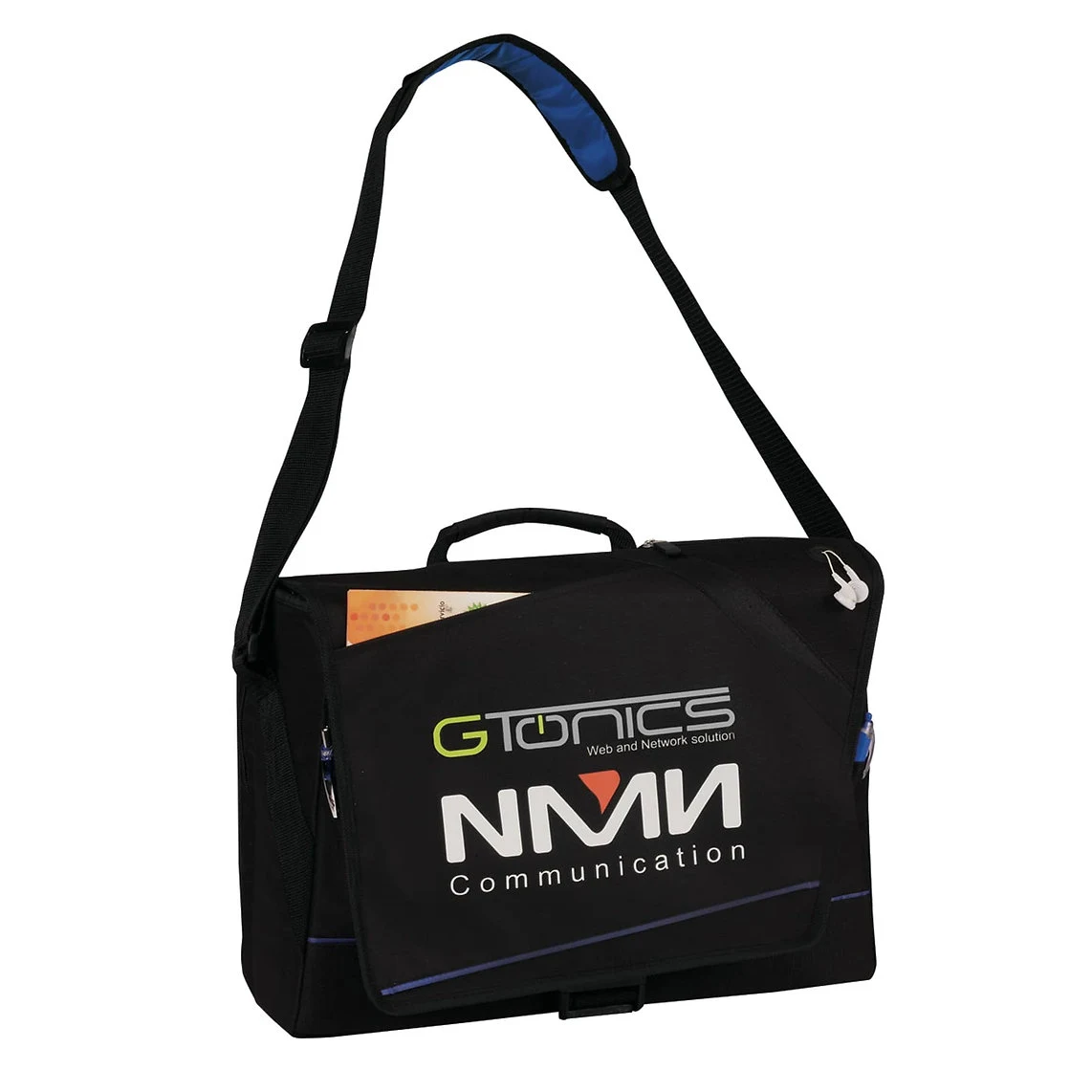 Subtle Trim Laptop Messenger Brief 1