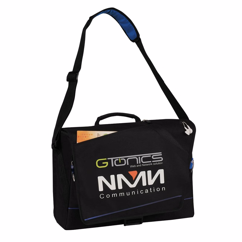 Subtle Trim Laptop Messenger Brief