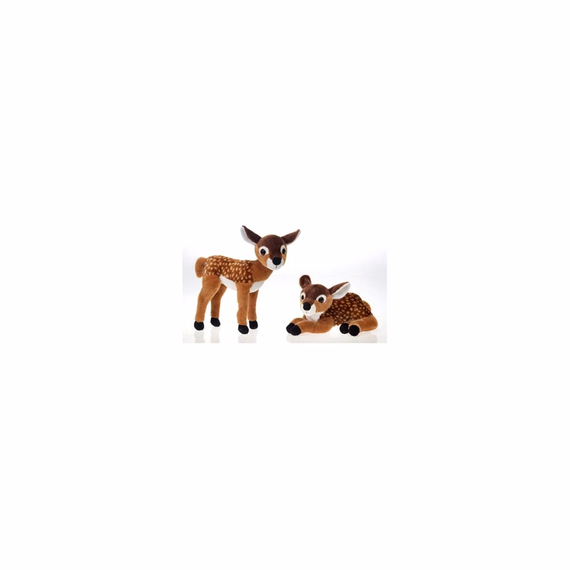 Fawn Plush Toys - Assorted Designs Ages 3+ 10"