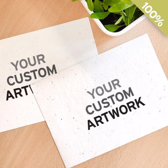 Double-Sided Large Seed Paper Panel Cards