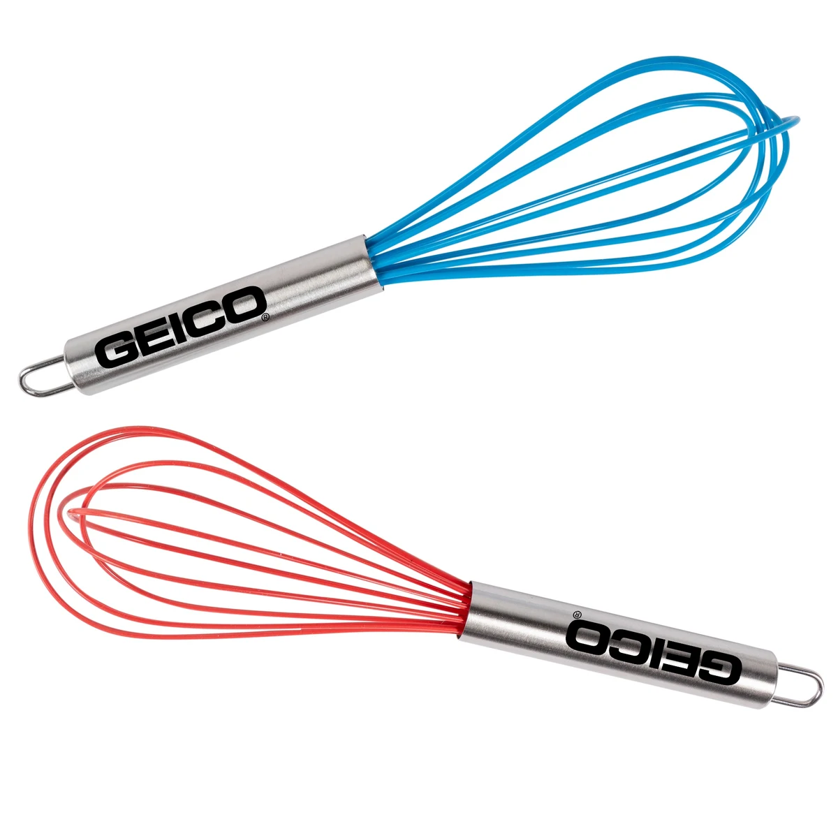 Stainless Steel Handled Rubber Whisk 1
