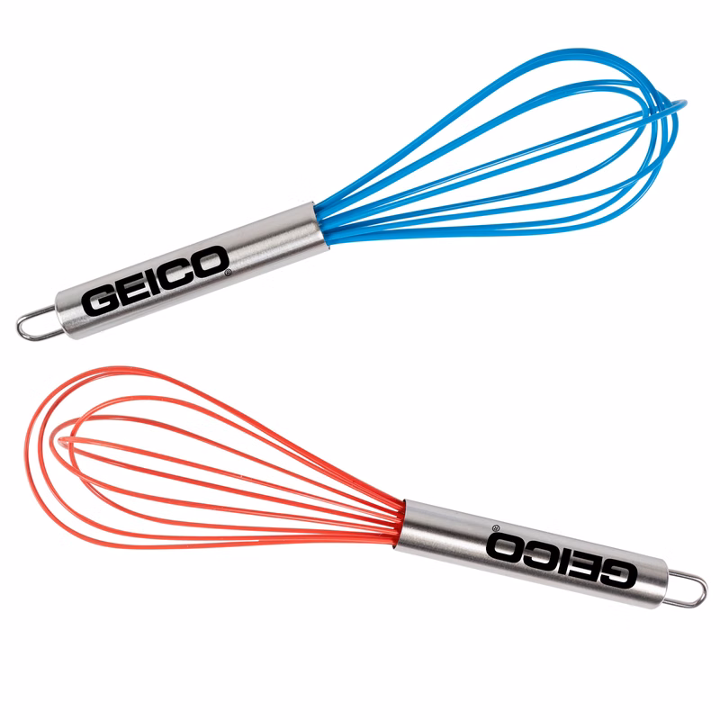 Stainless Steel Handled Rubber Whisk